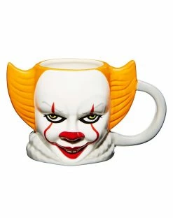 Spirit Halloween Pennywise Molded Coffee Mug 20 oz. - It