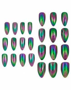 Spirit Halloween Oil Slick Press On Nails