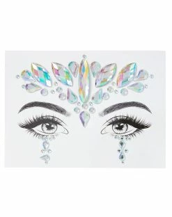 Spirit Halloween Iridescent Jewels Face Decal