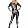Spirit Halloween Adult Skeleton Catsuit