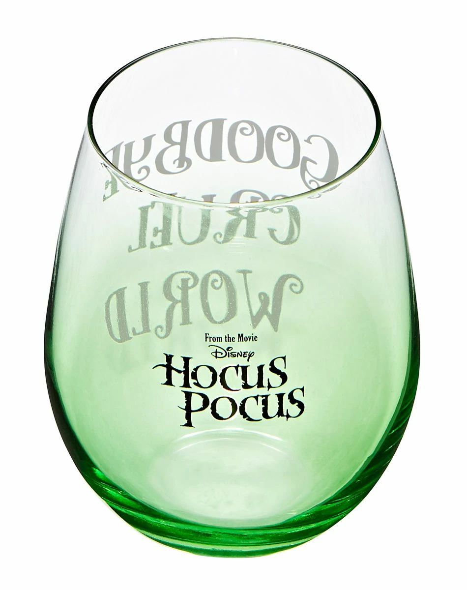 Spirit Halloween Goodbye Cruel World Stemless Glass 22 oz. - Hocus Pocus 2 Spirit Halloween Goodbye Cruel World Stemless Glass 22 oz. - Hocus Pocus - Image 2