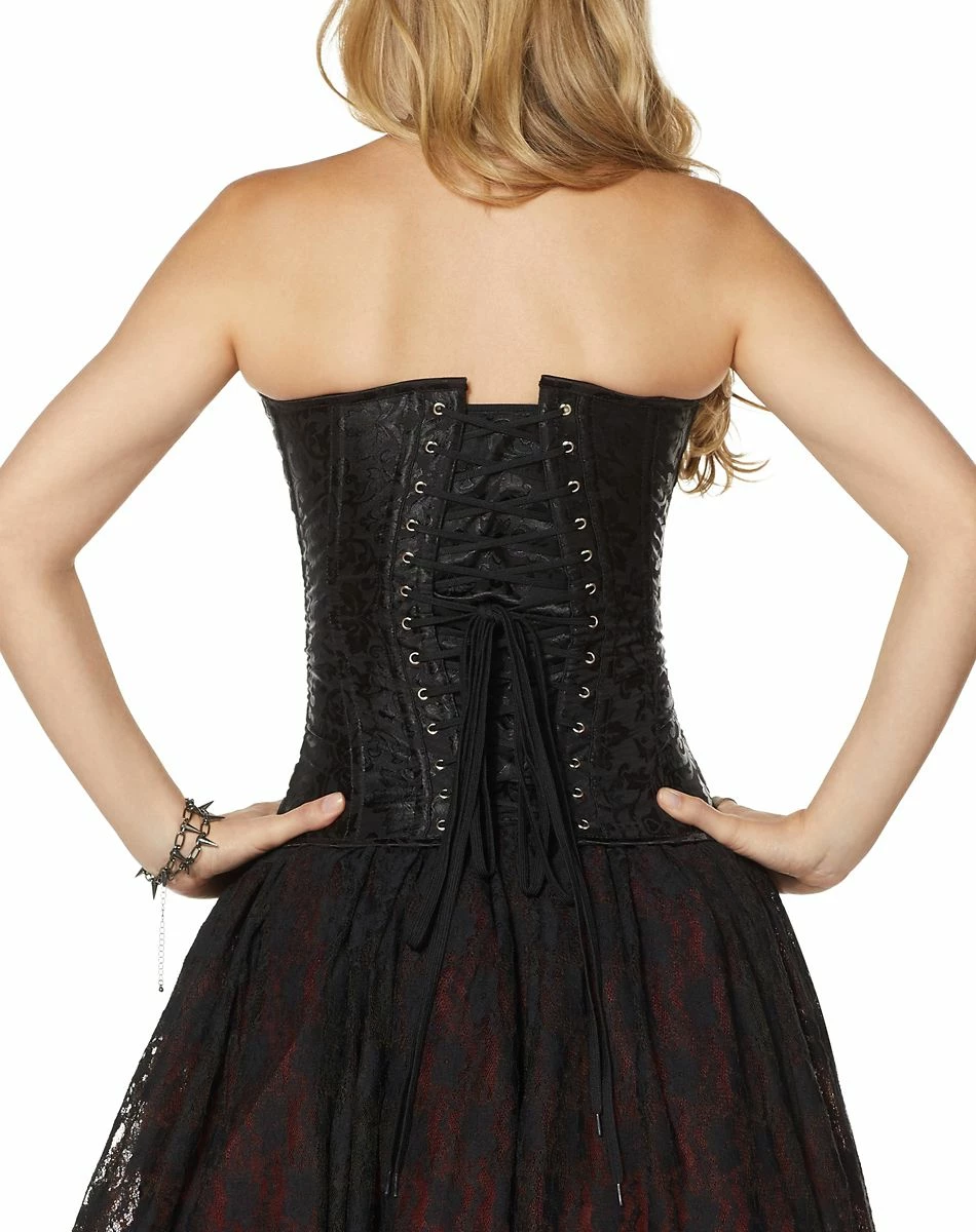 Spirit Halloween Adult Vampire Lace Corset 2 Spirit Halloween Adult Vampire Lace Corset - Image 2