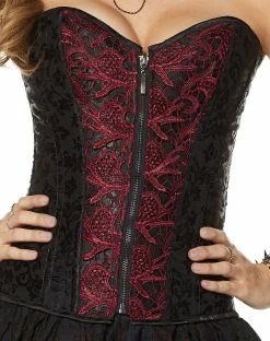 Spirit Halloween Adult Vampire Lace Corset 8 Spirit Halloween Adult Vampire Lace Corset -Halloween ACCESSORIES store 01428663 d