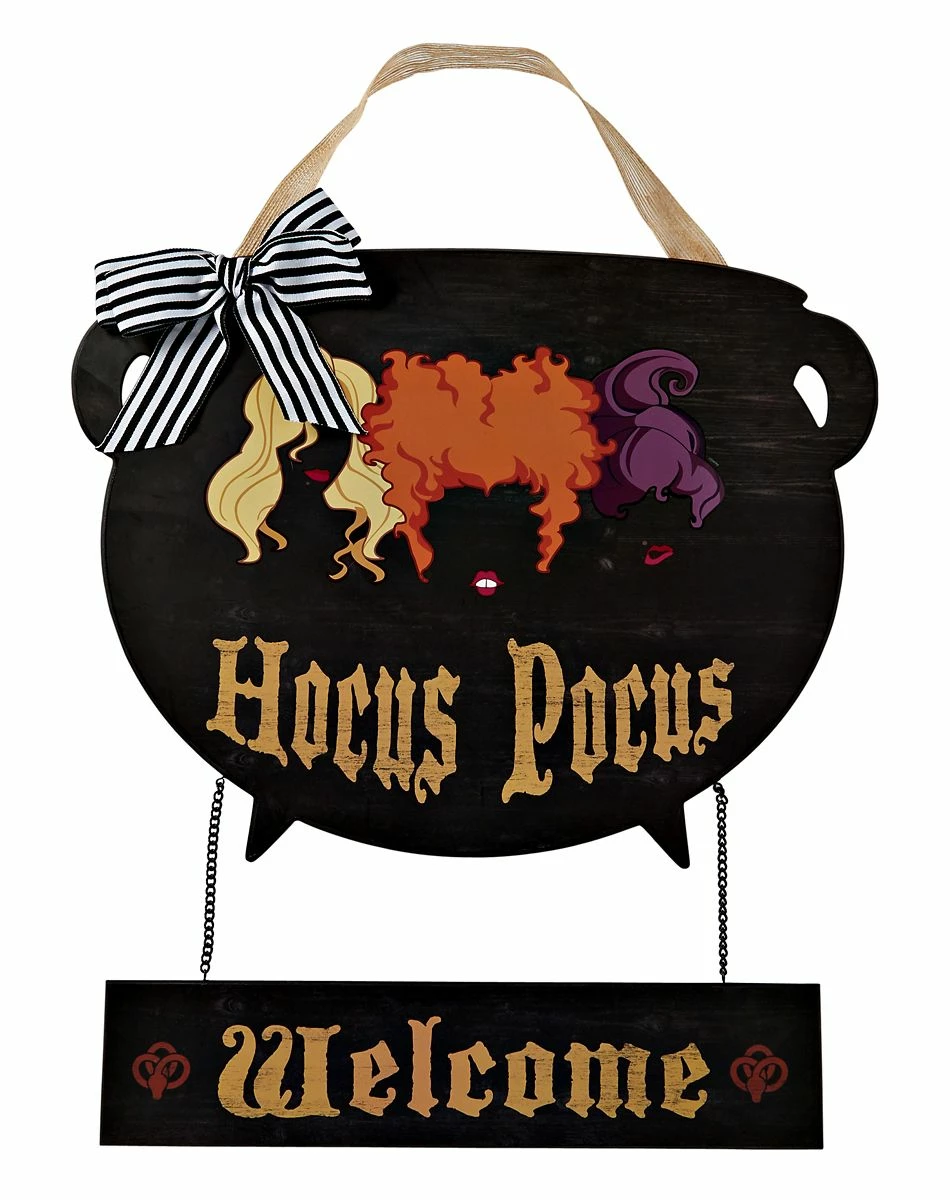 Spirit Halloween Hocus Pocus Cauldron Wreath - Disney 1 Spirit Halloween Hocus Pocus Cauldron Wreath - Disney