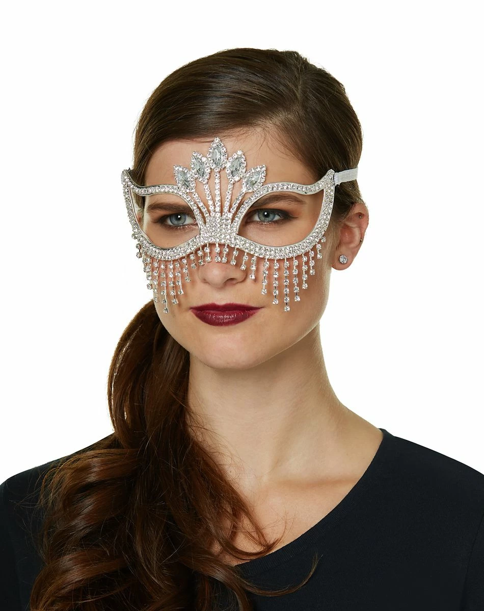 Spirit Halloween Diamond Eye Half Mask 2 Spirit Halloween Diamond Eye Half Mask - Image 2