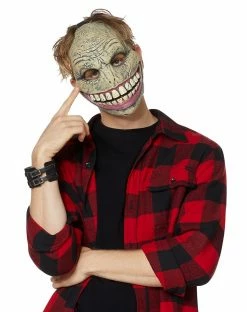 Spirit Halloween Smiley Half Mask