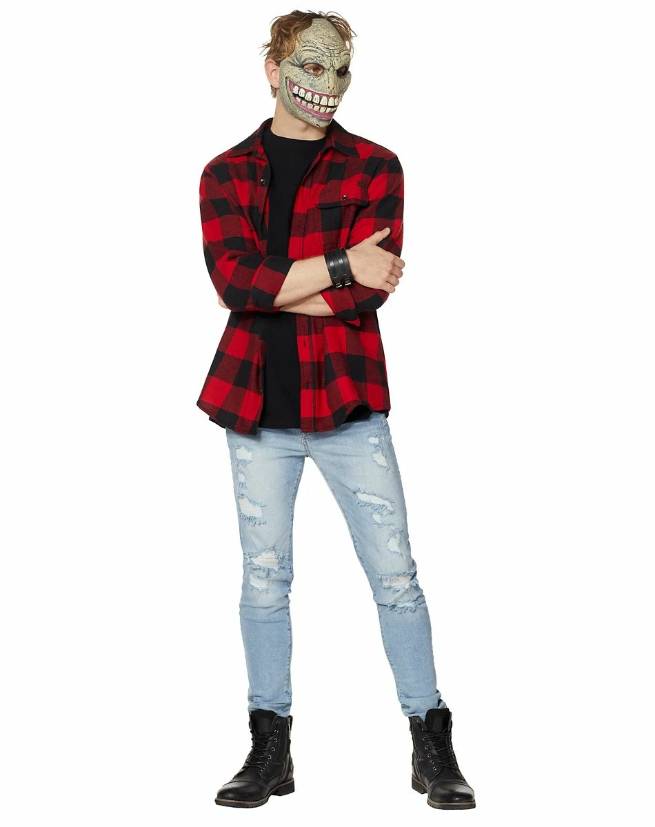 Spirit Halloween Smiley Half Mask 2 Spirit Halloween Smiley Half Mask - Image 2