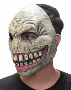Spirit Halloween Smiley Half Mask 6 Spirit Halloween Smiley Half Mask -Halloween ACCESSORIES store 01429158 c