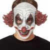 Spirit Halloween Happy Clown Half Mask