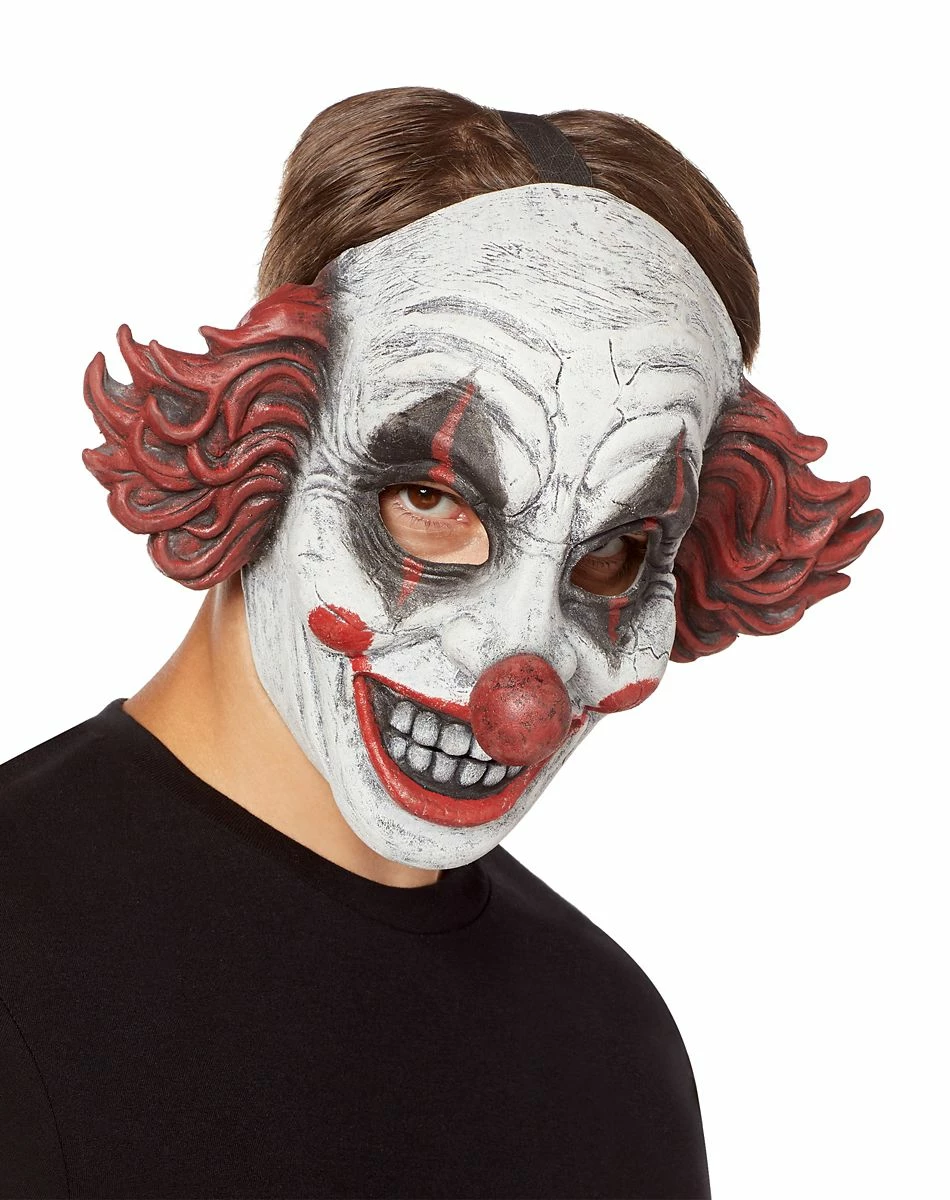 Spirit Halloween Happy Clown Half Mask 2 Spirit Halloween Happy Clown Half Mask - Image 2