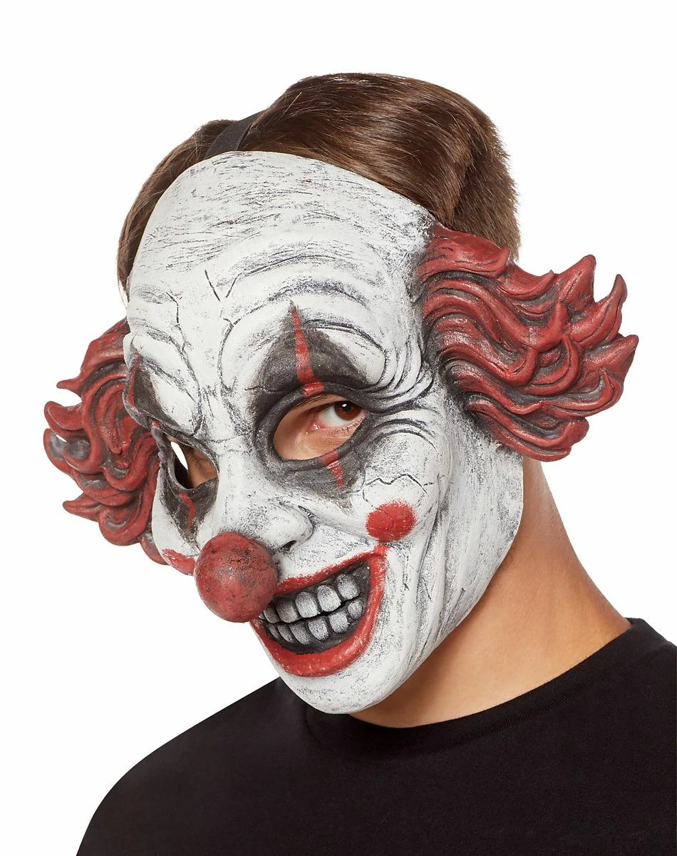 Spirit Halloween Happy Clown Half Mask 3 Spirit Halloween Happy Clown Half Mask - Image 3