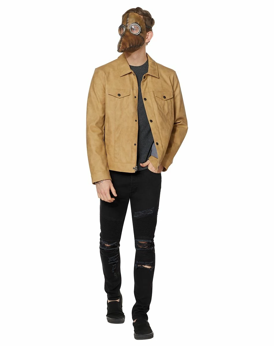 Spirit Halloween Brown Plague Doctor Half Mask 2 Spirit Halloween Brown Plague Doctor Half Mask - Image 2