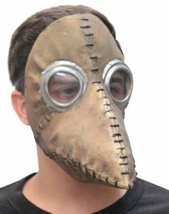 Spirit Halloween Brown Plague Doctor Half Mask 6 Spirit Halloween Brown Plague Doctor Half Mask -Halloween ACCESSORIES store 01429190 c