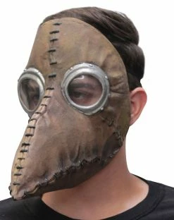 Spirit Halloween Brown Plague Doctor Half Mask 7 Spirit Halloween Brown Plague Doctor Half Mask -Halloween ACCESSORIES store 01429190 d