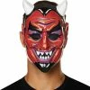 Spirit Halloween Vintage Devil Half Mask