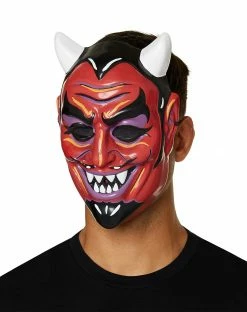 Spirit Halloween Vintage Devil Half Mask -Halloween ACCESSORIES store 01429323 c