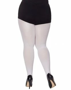 Spirit Halloween White Tights -Halloween ACCESSORIES store 01429414 b
