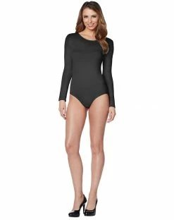 Spirit Halloween Black Bodysuit -Halloween ACCESSORIES store 01431097 c