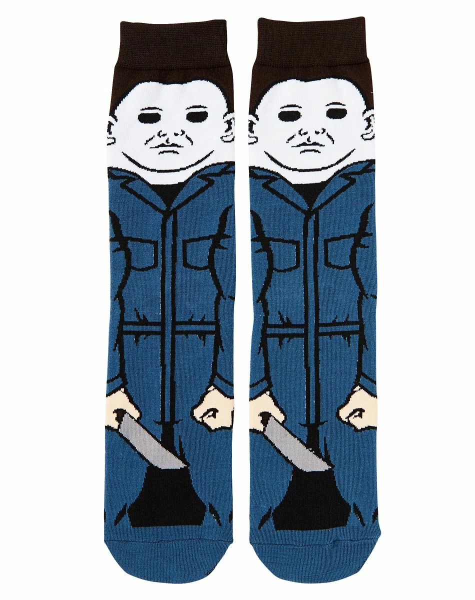 Spirit Halloween 360 Michael Myers Crew Socks - Halloween 1 Spirit Halloween 360 Michael Myers Crew Socks - Halloween
