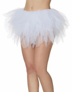 Spirit Halloween White Shredded Tutu