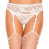 Spirit Halloween White Lace Garter Belt