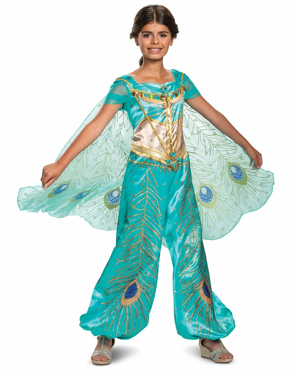 Spirit Halloween Toddler Jasmine Costume Deluxe - Aladdin Live Action 1 Spirit Halloween Toddler Jasmine Costume Deluxe - Aladdin Live Action