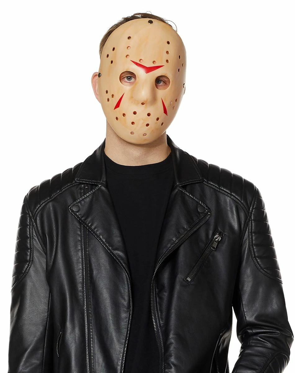 Spirit Halloween Jason Voorhees Half Mask - Friday the 13th 1 Spirit Halloween Jason Voorhees Half Mask - Friday the 13th