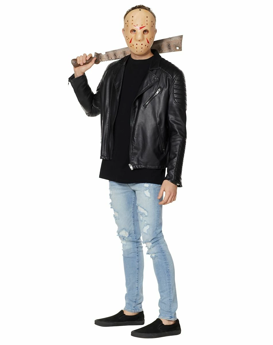 Spirit Halloween Jason Voorhees Half Mask - Friday the 13th 2 Spirit Halloween Jason Voorhees Half Mask - Friday the 13th - Image 2