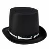 Spirit Halloween Black Skeleton Top Hat - Deluxe
