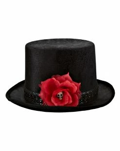 Spirit Halloween Sugar Skull Top Hat -Halloween ACCESSORIES store 01433754 d