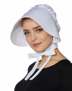 Spirit Halloween White Bonnet