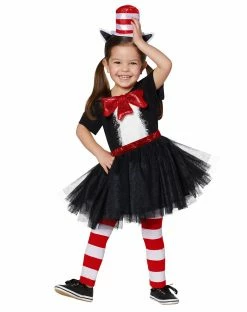 Spirit Halloween Toddler Cat In The Hat Dress Costume - Dr. Seuss