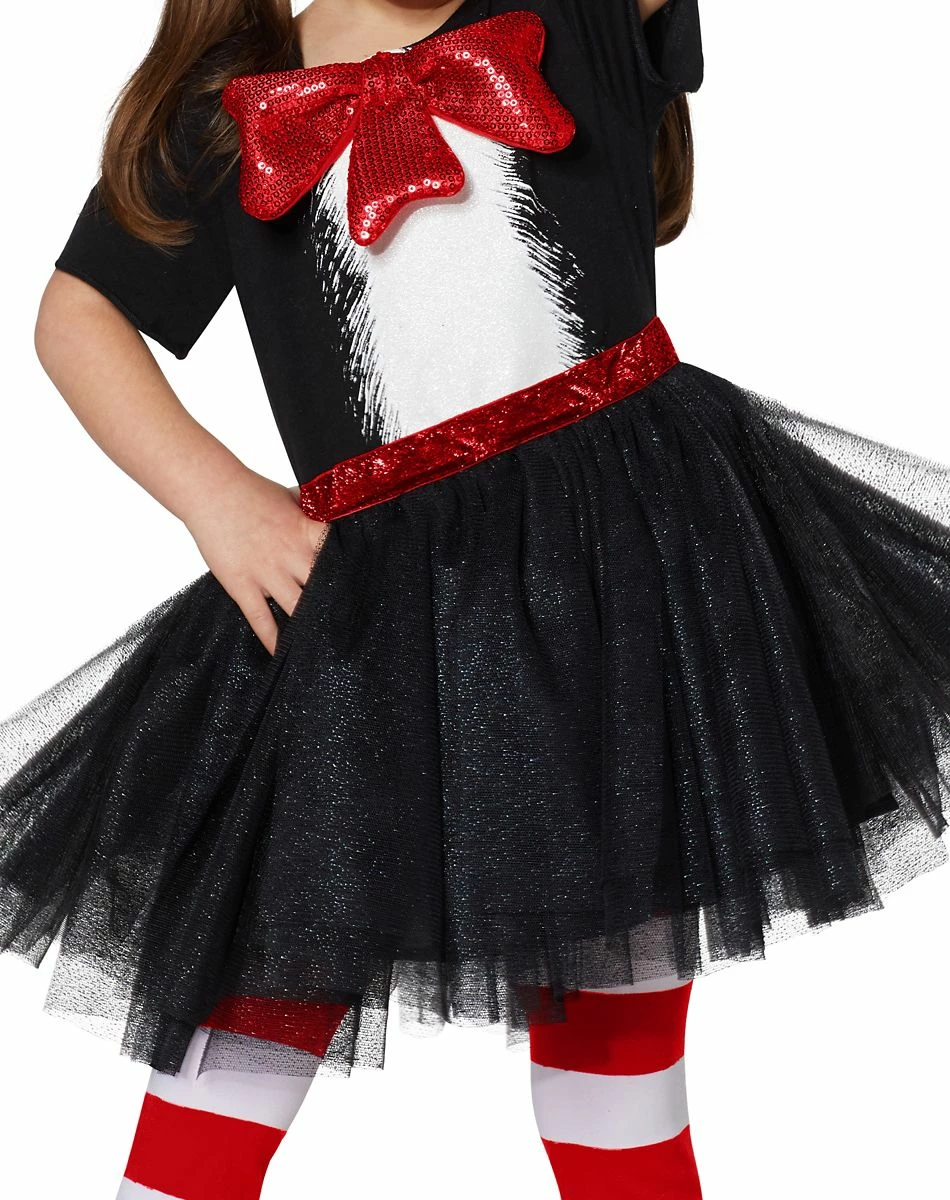 Spirit Halloween Toddler Cat In The Hat Dress Costume - Dr. Seuss 3 Spirit Halloween Toddler Cat In The Hat Dress Costume - Dr. Seuss - Image 3