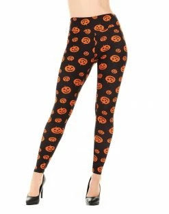 Spirit Halloween Pumpkin Leggings -Halloween ACCESSORIES store 01434281 a