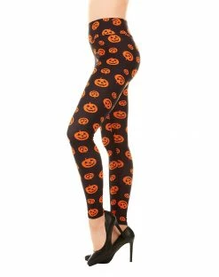 Spirit Halloween Pumpkin Leggings -Halloween ACCESSORIES store 01434281 b