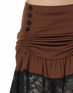Spirit Halloween Gathered Steampunk Lace Trim Skirt 6 Spirit Halloween Gathered Steampunk Lace Trim Skirt -Halloween ACCESSORIES store 01434679 c
