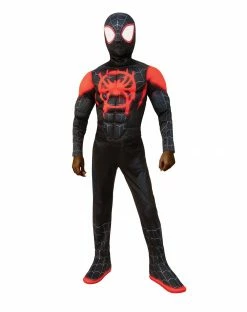 Spirit Halloween Kids Miles Morales Costume Deluxe - Spider-Man: Into the Spider-Verse