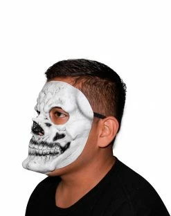 Spirit Halloween Skeleton Half Mask -Halloween ACCESSORIES store 01435700 d