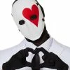 Spirit Halloween Heart Wild Card Half Mask - Fortnite