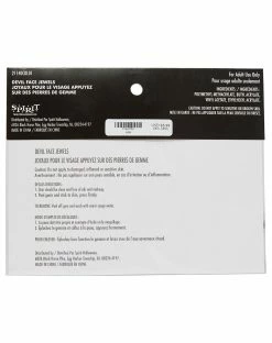 Spirit Halloween Red Devil Jewel Face Decal 5 Spirit Halloween Red Devil Jewel Face Decal -Halloween ACCESSORIES store 01443795 c