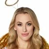 Spirit Halloween Goldtone Rhinestone Angel Headband