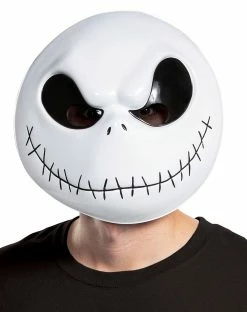 Spirit Halloween Jack Skellington Half Mask Deluxe - The Nightmare Before Christmas