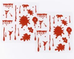 Spirit Halloween Blood Drip Body Decals -Halloween ACCESSORIES store 01446525 c