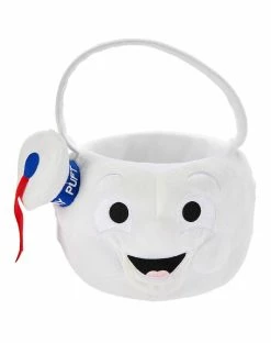 Spirit Halloween Stay Puft Marshmallow Man Plush Bucket – Ghostbusters