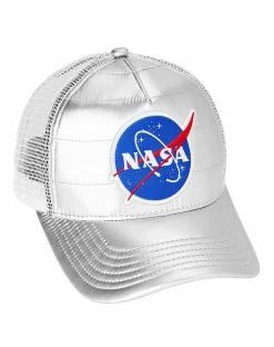Spirit Halloween Metallic NASA Hat