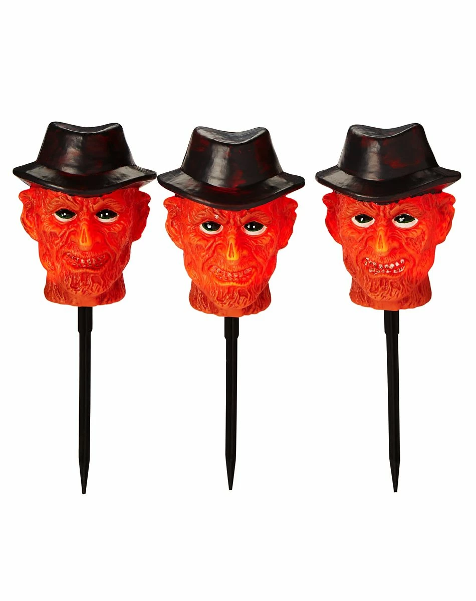 Spirit Halloween Freddy Krueger Pathway Markers Decorations - A Nightmare on Elm Street 1 Spirit Halloween Freddy Krueger Pathway Markers Decorations - A Nightmare on Elm Street