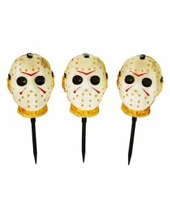 Spirit Halloween Jason Voorhees Pathway Markers Decorations - Friday the 13th
