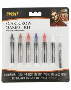 Spirit Halloween Scarecrow Makeup Kit -Halloween ACCESSORIES store 01451970 b
