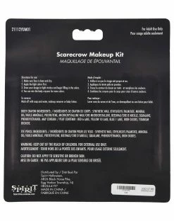 Spirit Halloween Scarecrow Makeup Kit -Halloween ACCESSORIES store 01451970 c