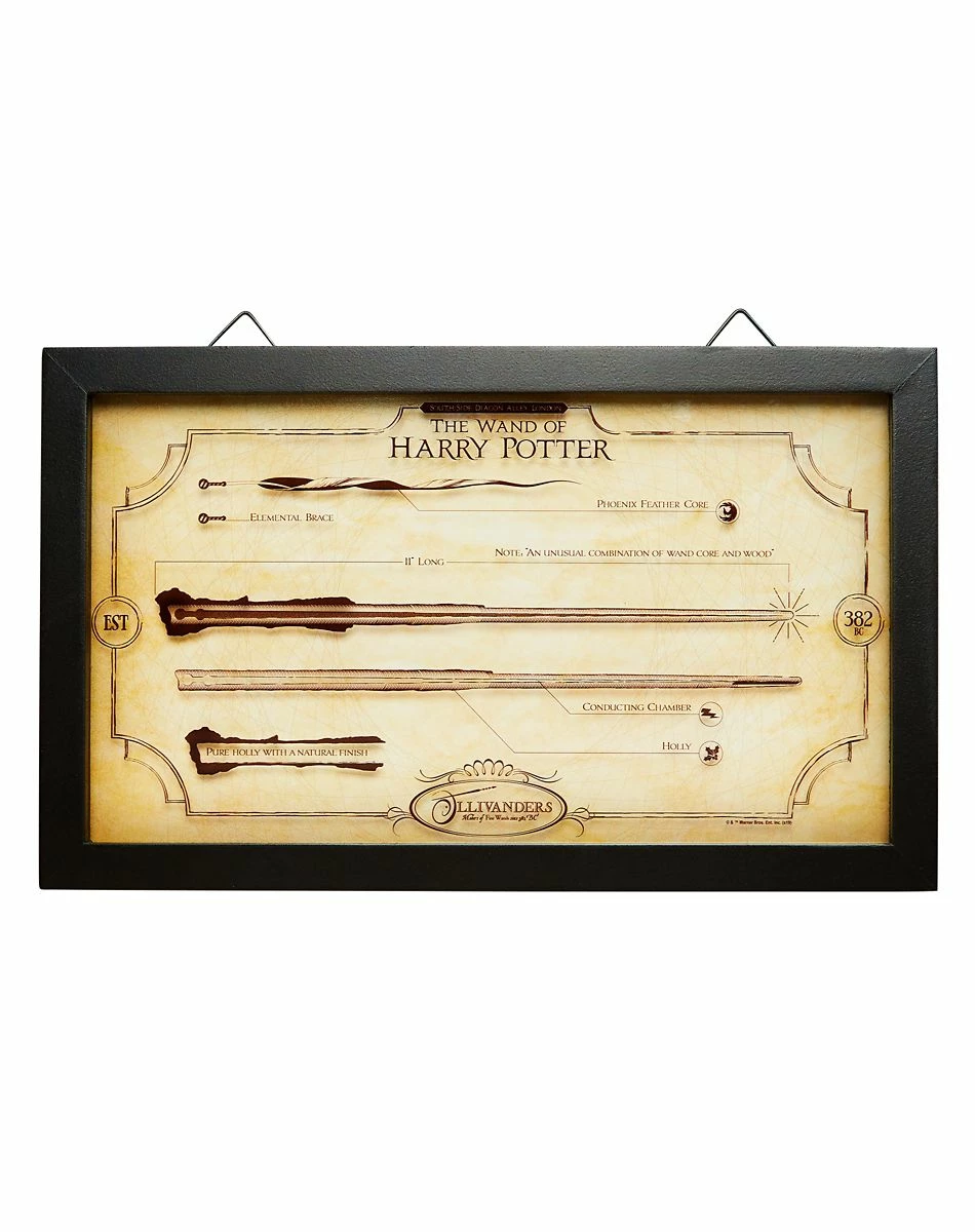 Spirit Halloween Harry Potter Wand Shadowbox - Decorations 1 Spirit Halloween Harry Potter Wand Shadowbox - Decorations